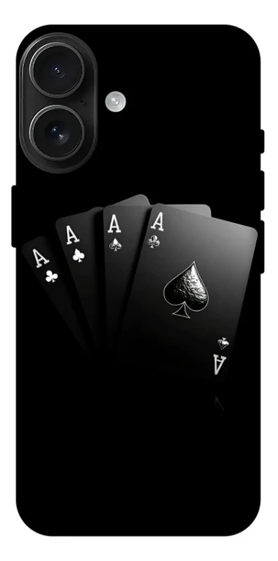 Чехол на Apple iPhone 17 (6.3") Black Cards фото 1 из 1