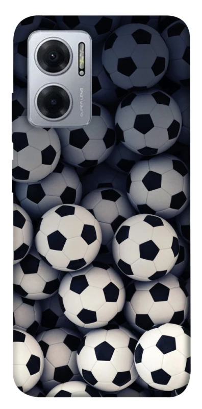 Чехол на Xiaomi Redmi Note 11E Футбольные мячи фото 1 из 1