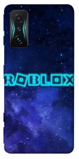 Чохол на Xiaomi Redmi K50 Gaming Roblox Space Logo Blue фото 1 з 1