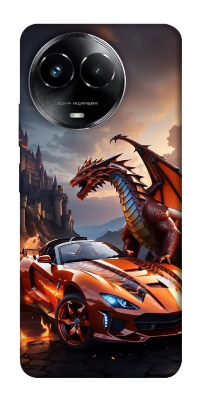 Чехол на Realme C67 4G Сar and dragon фото 1 из 1