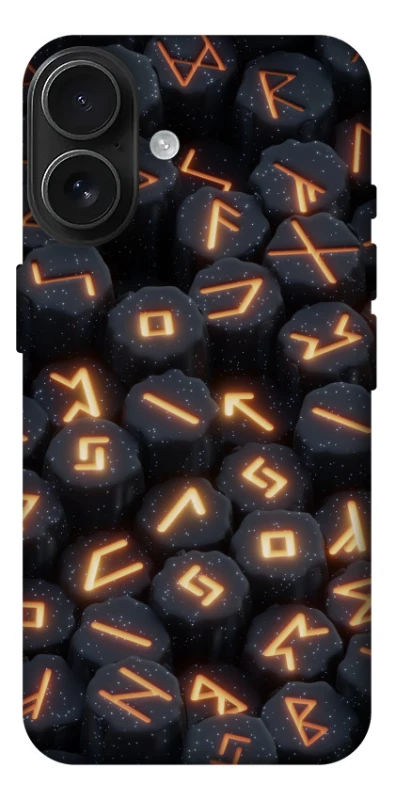 Чехол на Apple iPhone 17 (6.3") Огненые руны фото 1 из 1