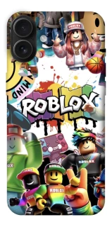 Чехол на Apple iPhone 16 Plus Roblox Characters Collage фото 1 из 1
