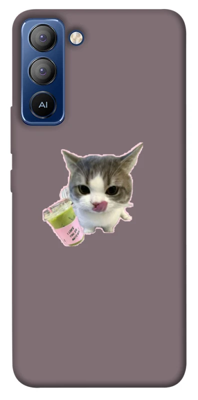 Чохол на TECNO Pop 5 LTE cat matcha фото 1 з 1