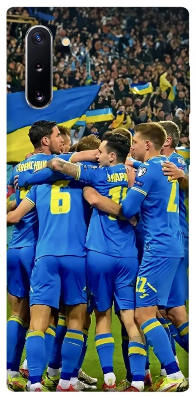 Чехол на Samsung Galaxy Note 10 Сборная Украины v3 фото 1 из 1