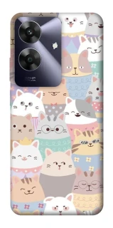 Чехол на Realme Note 60 Funny Kittens ver.2 фото 1 из 1