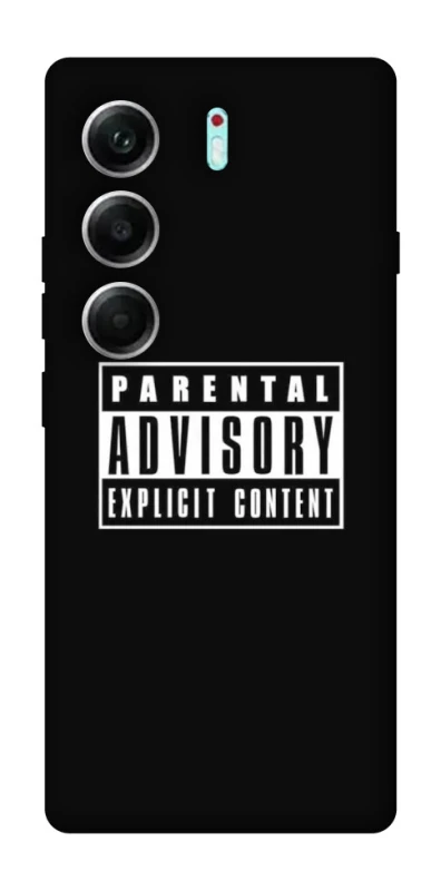Чохол на Tecno Camon 40 Pro Parental Advisory Label фото 1 з 1