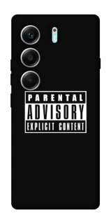 Чохол на Tecno Camon 40 Pro Parental Advisory Label фото 1 з 1