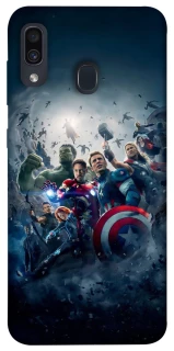 Чехол на Samsung Galaxy A20 / A30 Marvel heroes фото 1 из 1