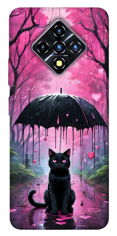 Чохол на Infinix Zero 8 Black cat фото 1 з 1