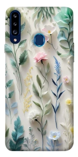 Чехол на Samsung Galaxy A20s Floral design ver.3 фото 1 из 1