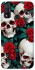Чехол на Huawei P Smart (2020) skull and rose фото 1 из 1