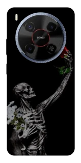 Чехол на ZTE Blade V70 Max Skeleton vs Rose фото 1 из 1