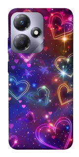 Чохол на Infinix Hot 30 Play Drawn hearts фото 1 з 1