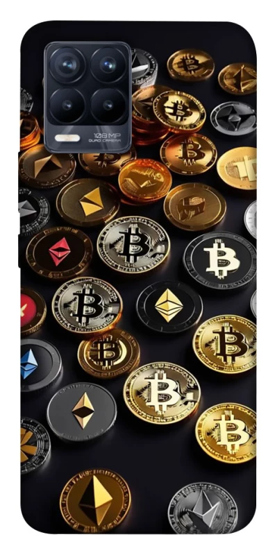 Чохол на Realme 8 Many coins фото 1 з 1