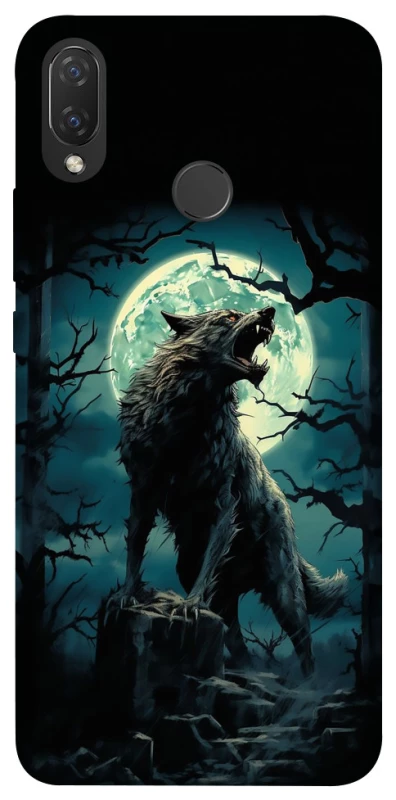 Чохол на Huawei P Smart+ (nova 3i) Вовк під місяцем фото 1 з 1