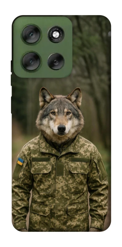 Чехол на Motorola Moto G56 5G Волк защитник фото 1 из 1