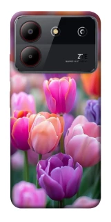 Чохол на ZTE Blade A54 4G Тюльпанове поле фото 1 з 1