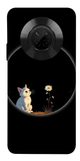 Чехол на Huawei Y9a Cat and flower фото 1 из 1