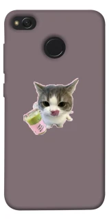 Чехол на Xiaomi Redmi 4X cat matcha фото 1 из 1