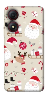 Чохол на ZTE Blade A34 4G Новорічний v1 фото 1 з 1