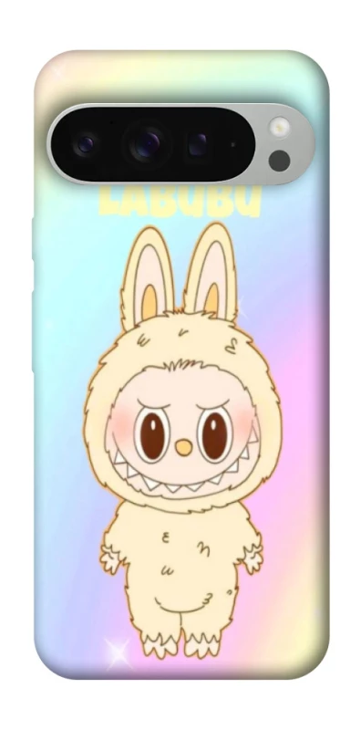 Чехол на Google Pixel 9 Pro XL Fluffy Rainbow Labubu фото 1 из 1