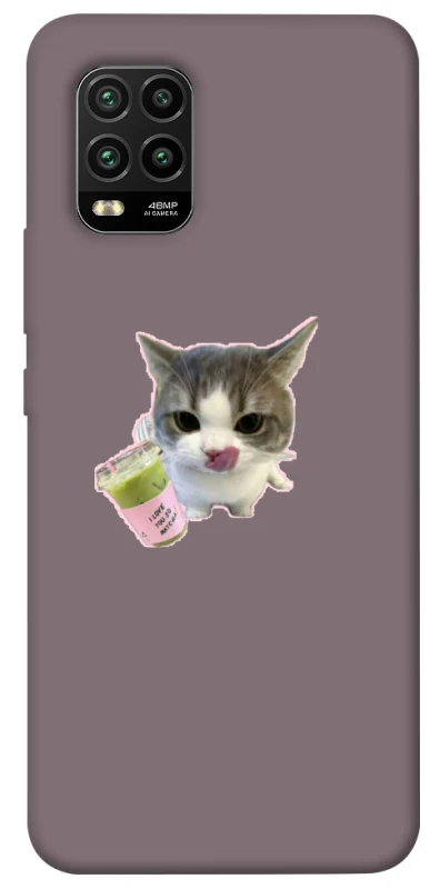 Чохол на Xiaomi Mi 10 Lite cat matcha фото 1 з 1