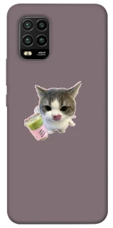 Чехол на Xiaomi Mi 10 Lite cat matcha фото 1 из 1