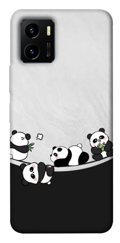 Чехол на Vivo Y15s Four pandas фото 1 из 1