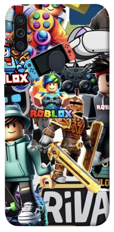 Чохол на Samsung Galaxy M11 Roblox collage ver.1 фото 1 з 1
