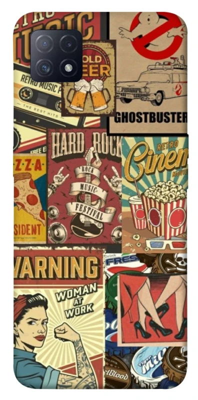 Чохол на Oppo A72 5G / A73 5G Retro collage ver.2 фото 1 з 1