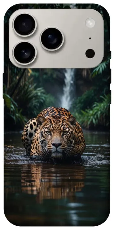 Чохол на Apple iPhone 18 Pro Leopard in water фото 1 з 2