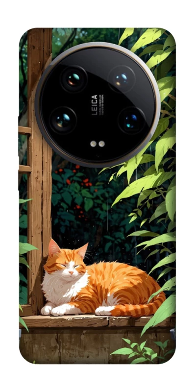 Чехол на Xiaomi 14 Ultra red cat фото 1 из 1