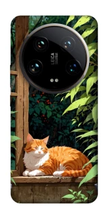 Чехол на Xiaomi 14 Ultra red cat фото 1 из 1
