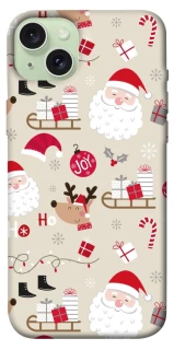 Чохол на Apple iPhone 15 Plus (6.7") Новорічний v1 фото 1 з 1