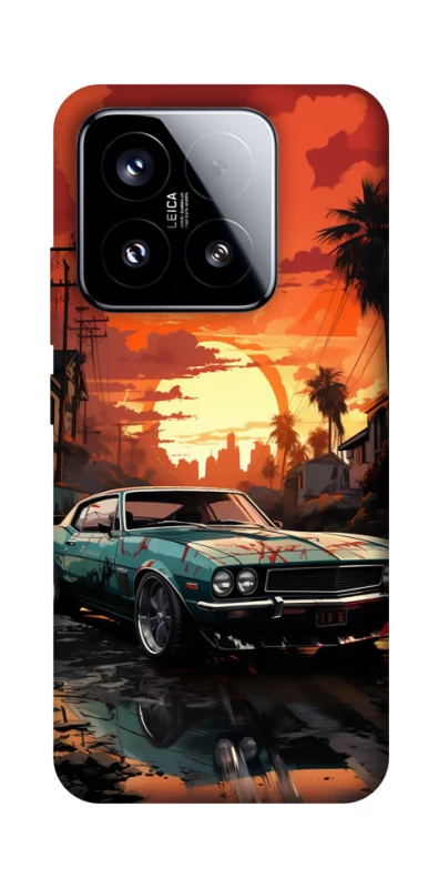 Чехол на Xiaomi 15 Car at sunset фото 1 из 1
