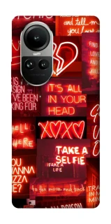 Чехол на Oppo Reno 10 Love collage ver.7 фото 1 из 2
