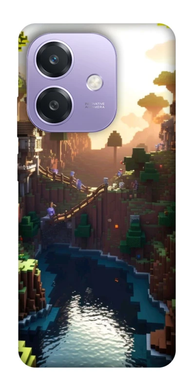 Чехол на Oppo A3X Minecraft sunset фото 1 из 1