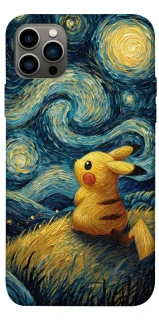 Чехол на Apple iPhone 12 Pro (6.1") Pikachu and Van Gogh фото 1 из 1