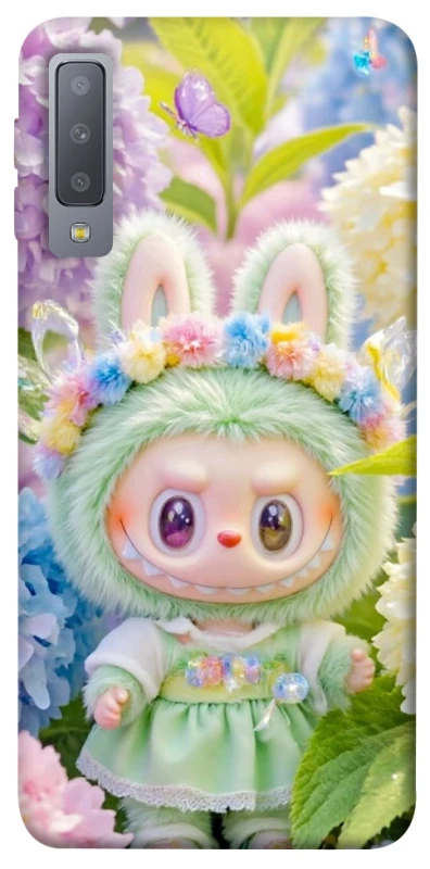 Чохол на Samsung A750 Galaxy A7 (2018) Labubu & Flowers ver.2 фото 1 з 1