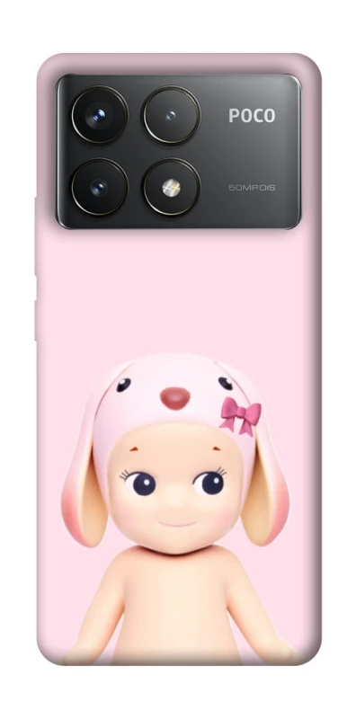 Чохол на Xiaomi Poco F6 Pro Pink Ribbon Hop фото 1 з 1