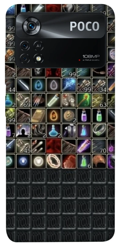 Чохол на Xiaomi Poco X4 Pro 5G Inventory menu ver.2 фото 1 з 1
