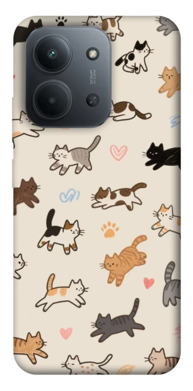Чохол на Xiaomi Redmi 15C (Global) Cat style ver.2 фото 1 з 1
