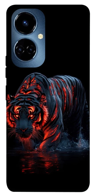 Чохол на TECNO Camon 19 fire tiger фото 1 з 1
