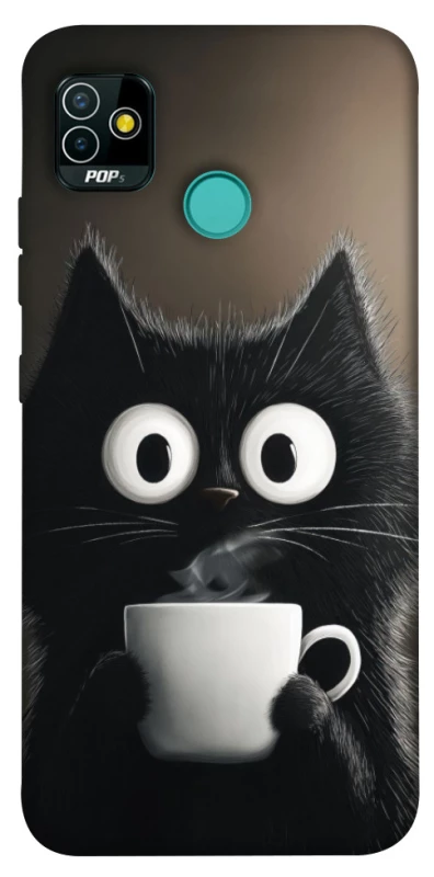 Чехол на TECNO POP 5 morning cat фото 1 из 1