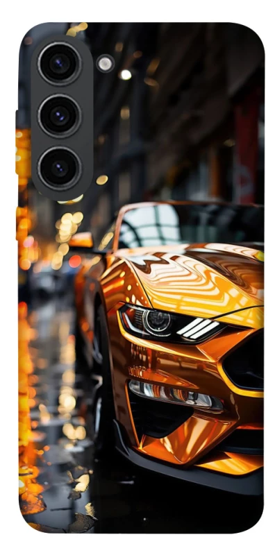 Чехол на Samsung Galaxy S23 Golden sports car фото 1 из 1