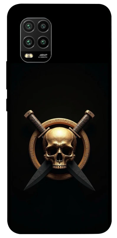 Чохол на Xiaomi Mi 10 Lite Golden Skull фото 1 з 1