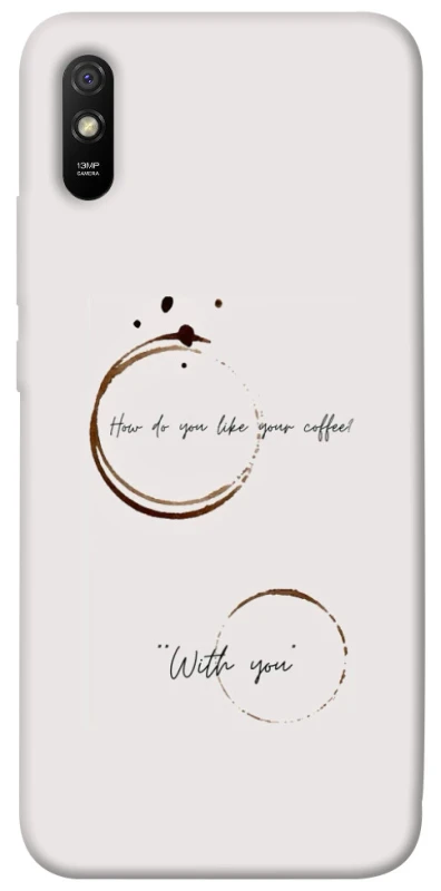Чохол на Xiaomi Redmi 9A Coffee with you фото 1 з 1