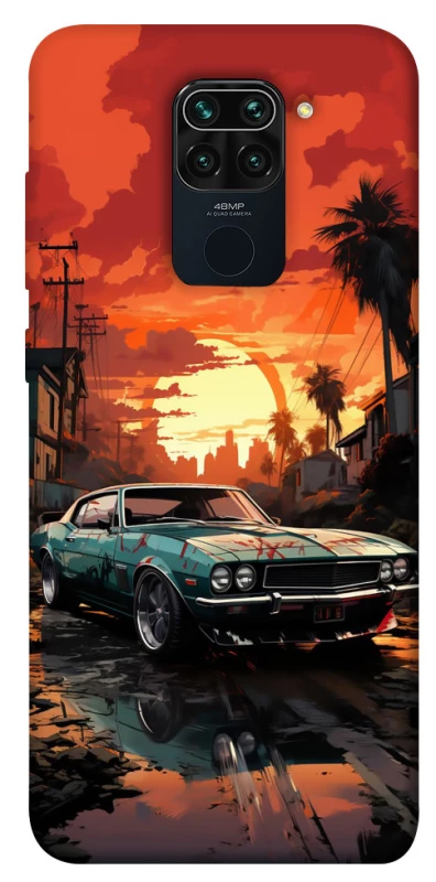 Чохол на Xiaomi Redmi Note 9 / Redmi 10X Car at sunset фото 1 з 1