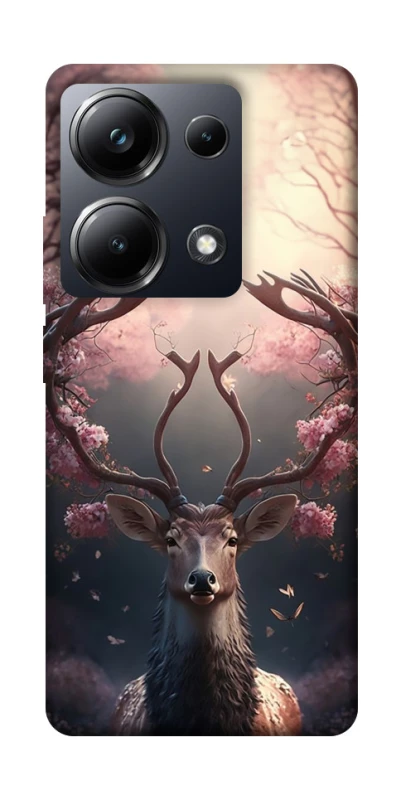 Чехол на Xiaomi Poco M6 Pro 4G Скандинавский олень v3 фото 1 из 1