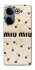 Чехол на TECNO Camon 20 Pro (CK7n) Miu Miu фото 1 из 1